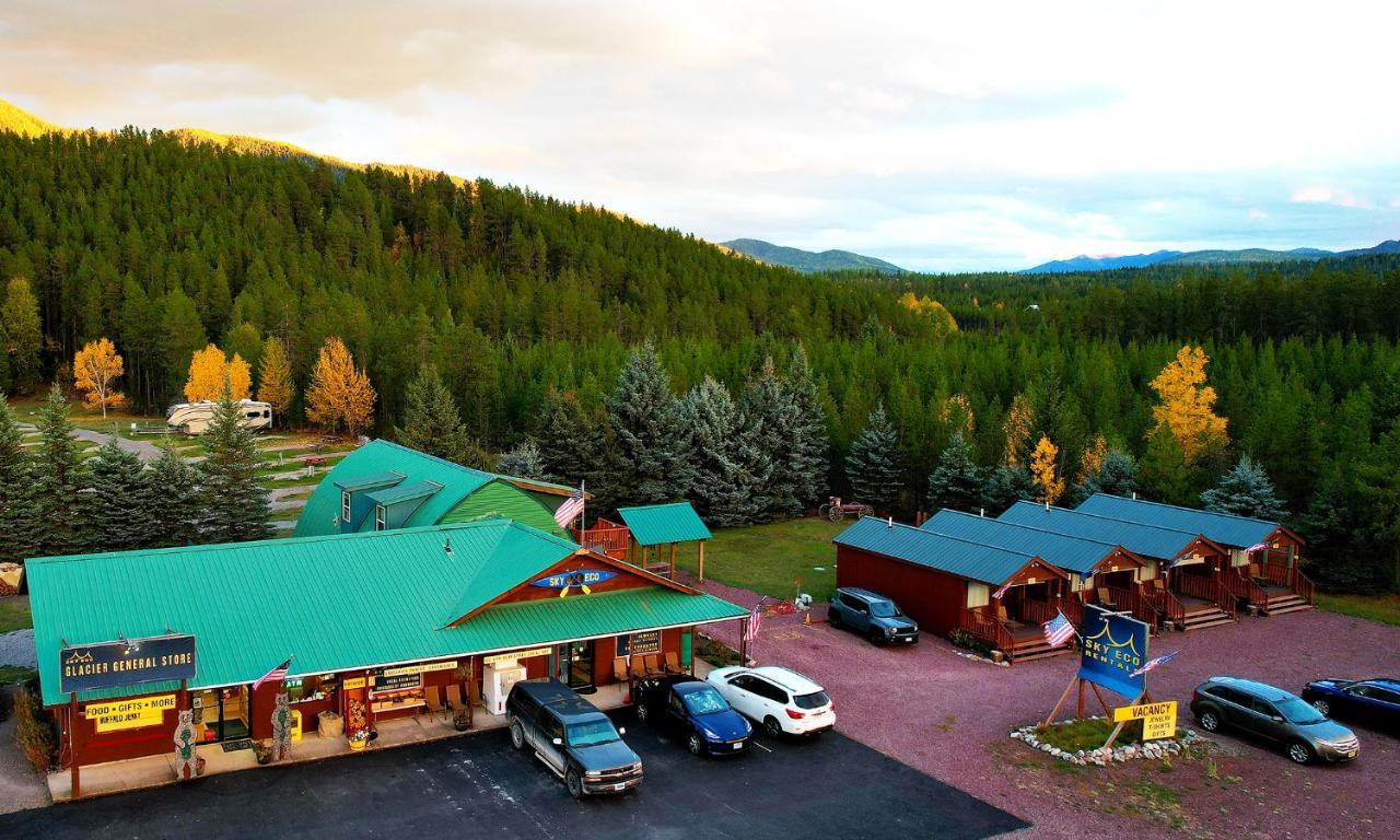 Sky Eco - Glacier General Store And Cabins Coram Luaran gambar